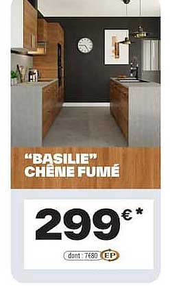 BASILIE CHÊNE FUMÉ