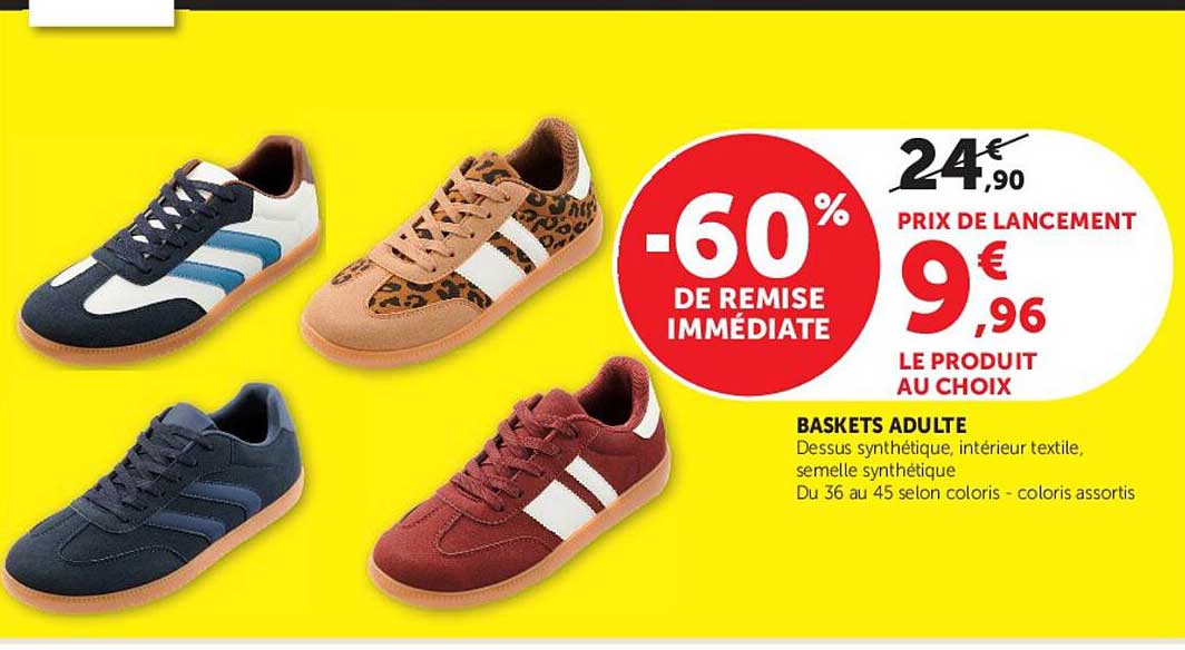BASKETS ADULTE