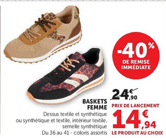 BASKETS FEMME