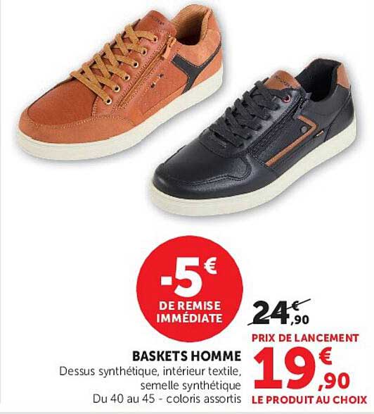 BASKETS HOMME