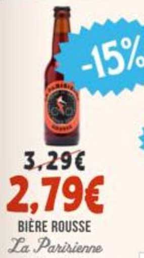 BIÈRE ROUSSE La Parisienne