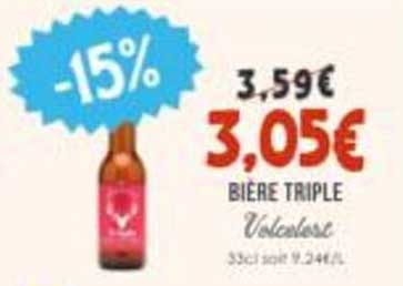BIÈRE TRIPLE Valdolaise