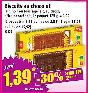 Biscuits au chocolat
