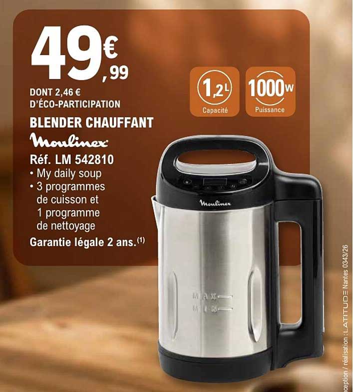 BLENDER CHAUFFANT