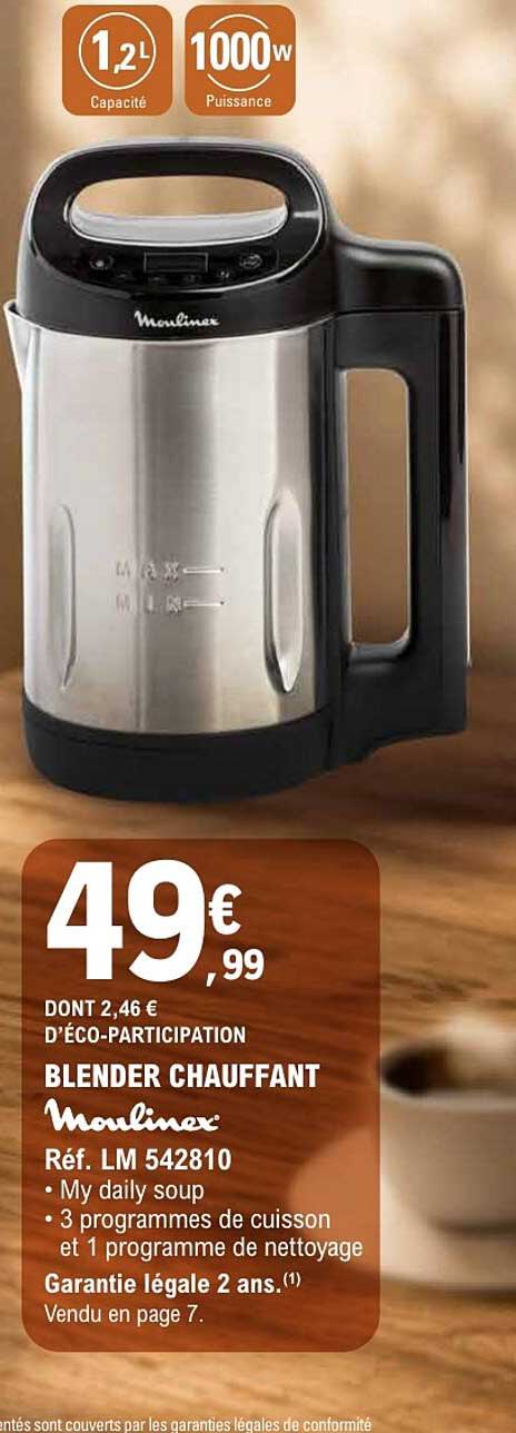 BLENDER CHAUFFANT Moulinex