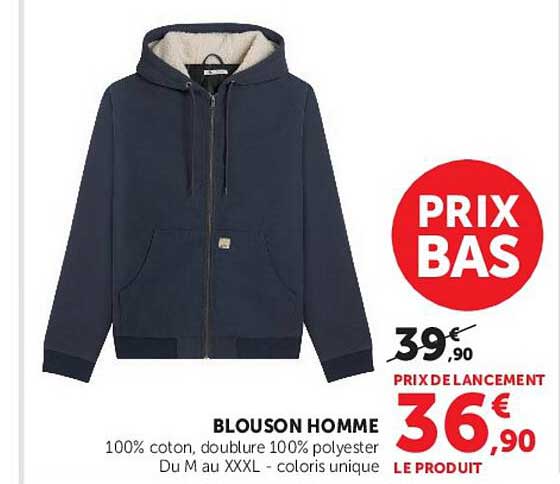 BLOUSON HOMME