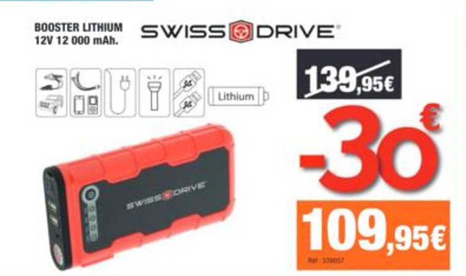 BOOSTER LITHIUM 12V 12 000 mAh.