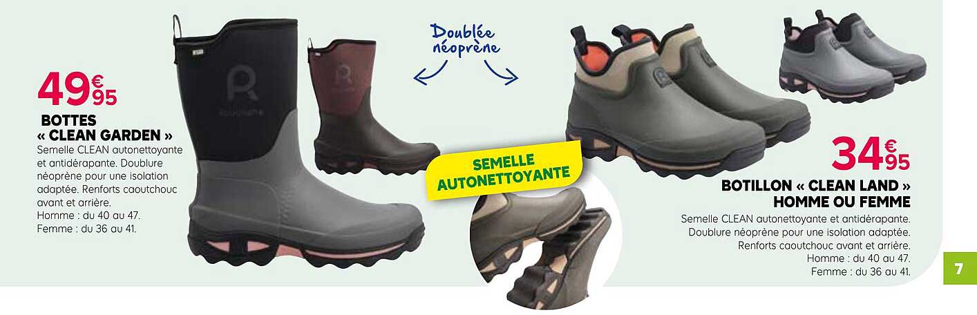 BOTTES « CLEAN GARDEN »