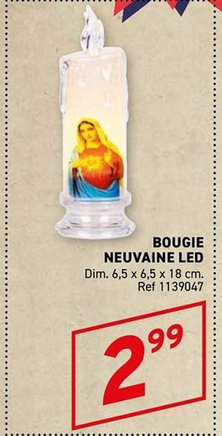 BOUGIE NEUVAINE LED