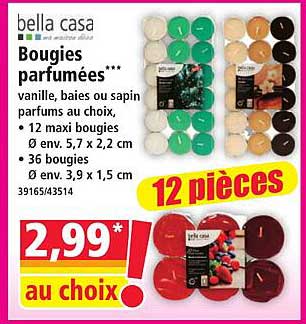 Bougies parfumées***