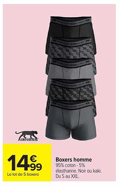 Boxers homme