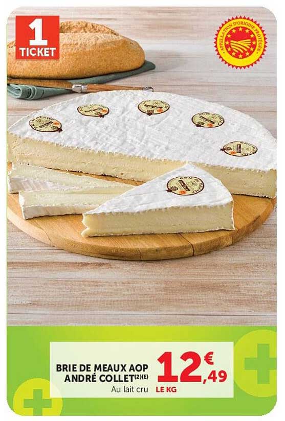 BRIE DE MEAUX AOP ANDRÉ COLLET (2EME) AU LAIT CRU