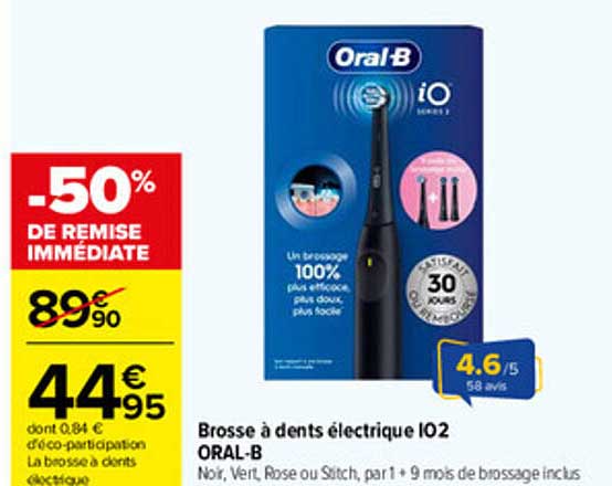 Brosse à dents électrique iO2 ORAL-B
