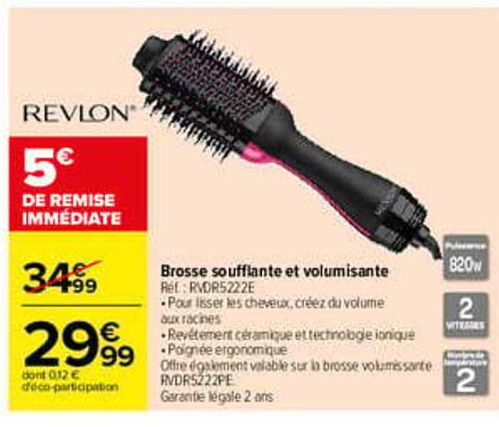 Brosse soufflante et volumisante