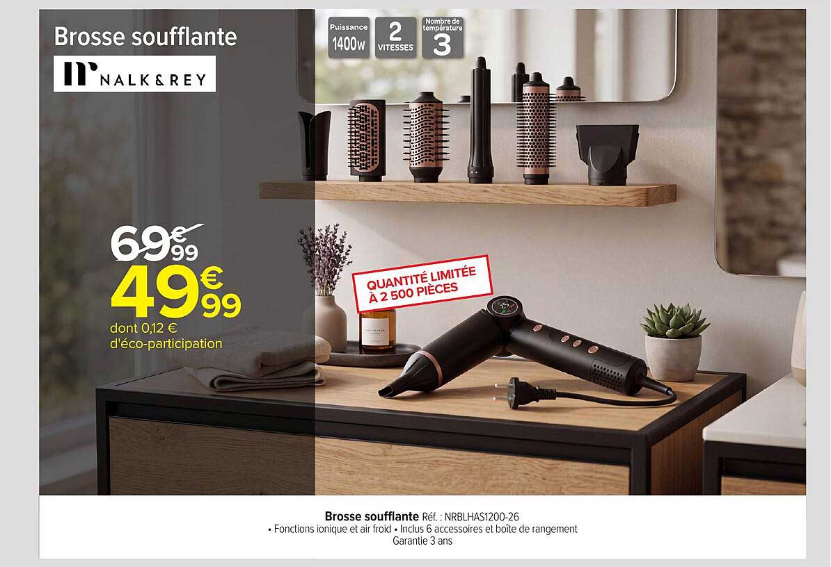 Brosse soufflante NALK & REY