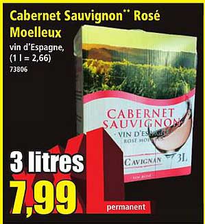 Cabernet Sauvignon** Rosé Moelleux