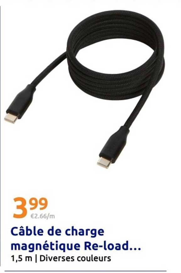 Câble de charge magnétique Re-load...