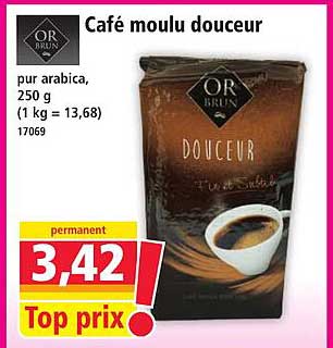 Café moulu douceur
