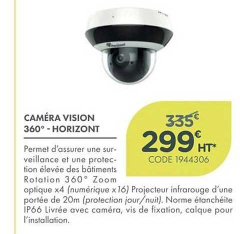 CAMÉRA VISION 360° - HORIZONT