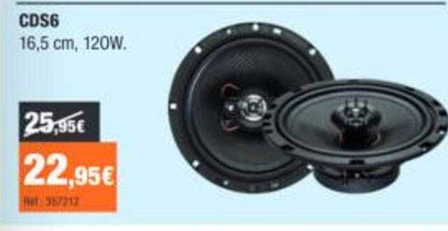 CDS6 16,5 cm, 120W.