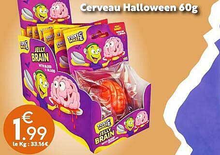 Cerveau Halloween 60g