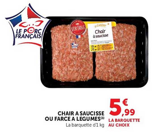 CHAIR A SAUCISSE OU FARCE A LEGUMES(3)