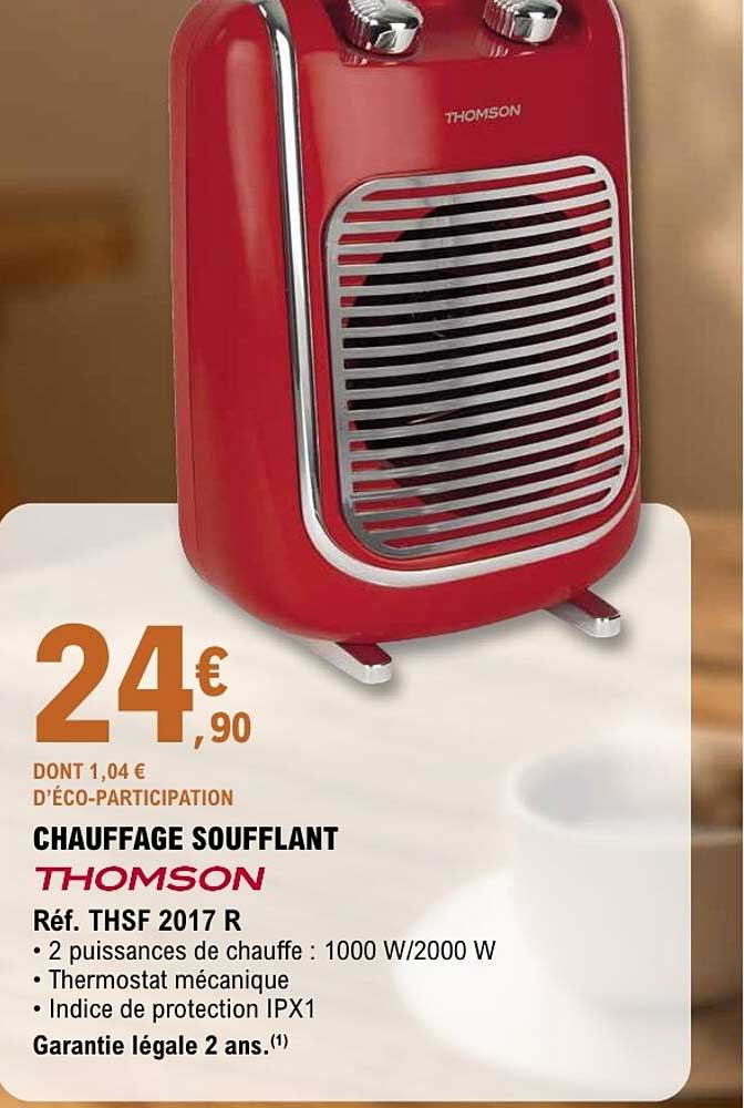 CHAUFFAGE SOUFFLANT THOMSON