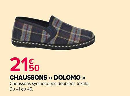 CHAUSSONS « DOLOMO »