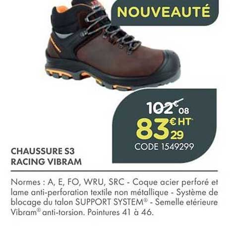CHAUSSURE S3 RACING VIBRAM