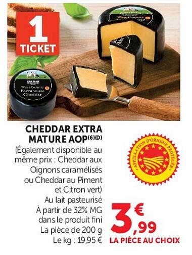 CHEDDAR EXTRA MATURÉ AOP(6)D