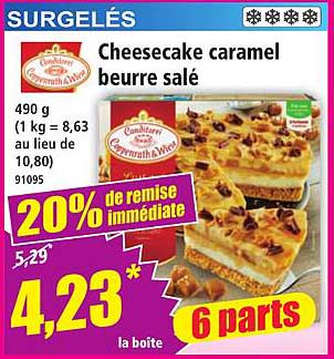 Cheesecake caramel beurre salé