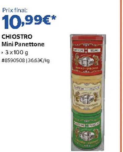 CHIOSTRO Mini Panettone