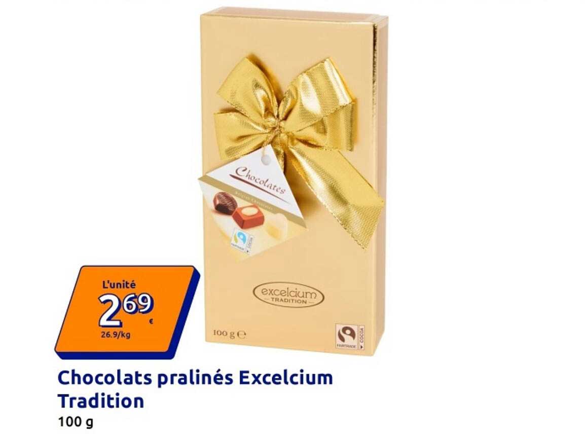 Chocolats pralinés Excelsium Tradition