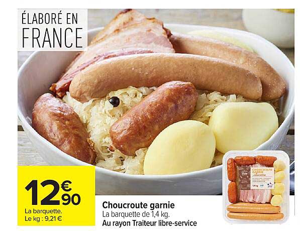 Choucroute garnie