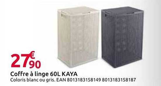 Coffre à linge 60L KAYA