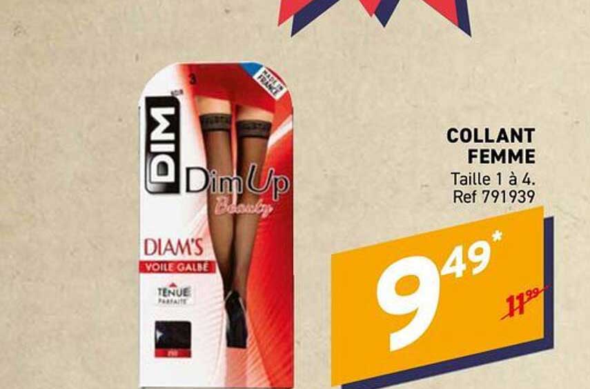 COLLANT FEMME Taille 1 à 4. Ref 791939