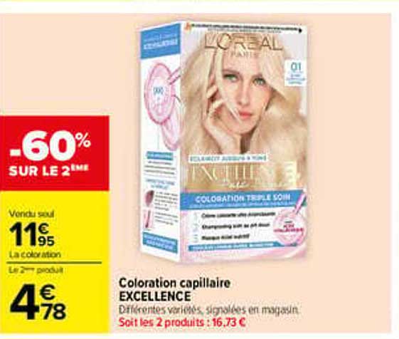 Coloration capillaire EXCELLENCE