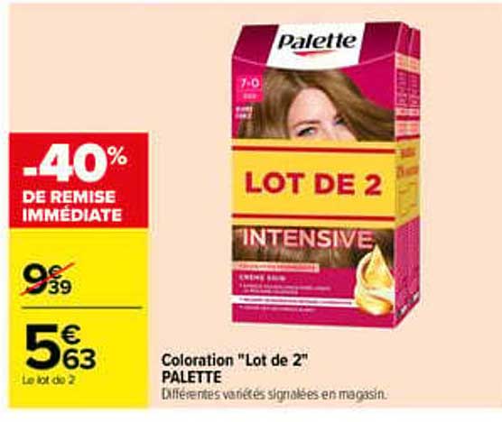 Coloration "Lot de 2" PALETTE