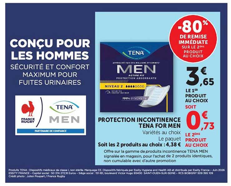 CONÇU POUR LES HOMMES