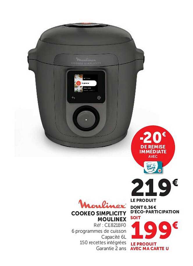 Cookeo Simplicity Moulinex