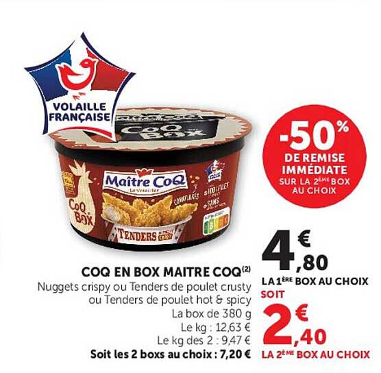 COQ EN BOX MAITRE COQ