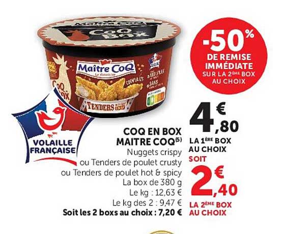COQ EN BOX MAITRE COQ*