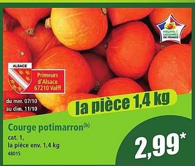 Courge potimarron