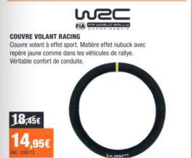 COUVRE VOLANT RACING