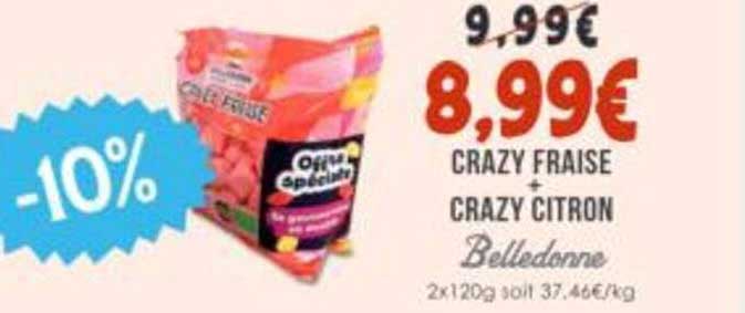 CRAZY FRAISE + CRAZY CITRON