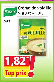Crème de volaille 55 g (1 kg = 33,09)
