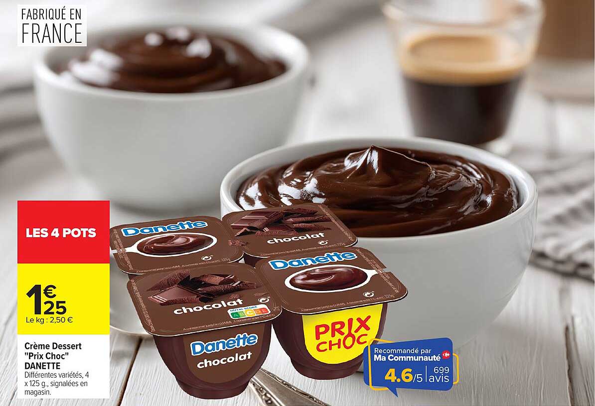 Crème Dessert "Prix Choc" DANETTE