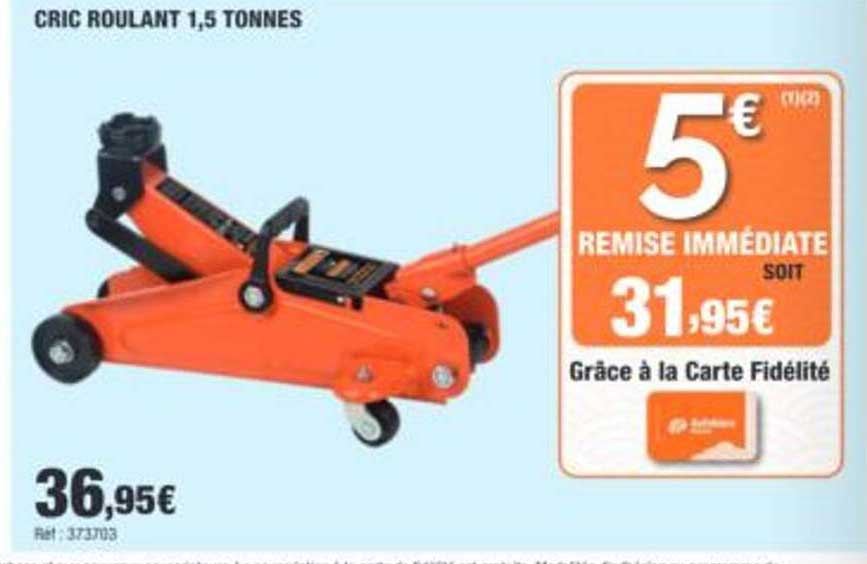 CRIC ROULANT 1,5 TONNES