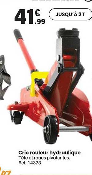 Cric rouleur hydraulique