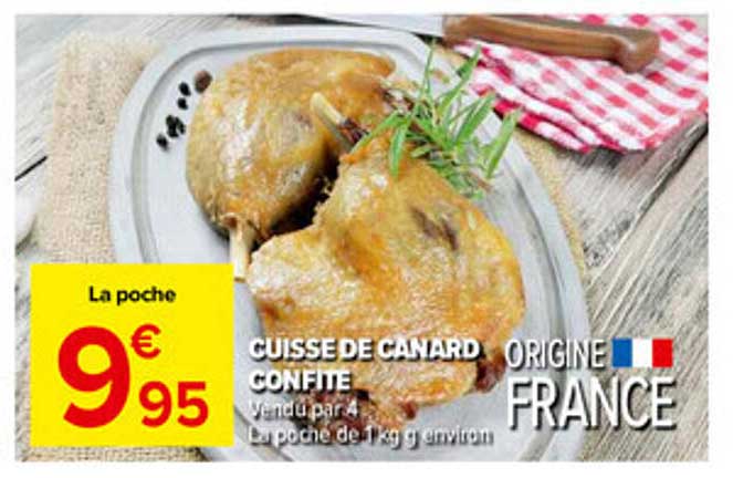 CUISSE DE CANARD CONFITE